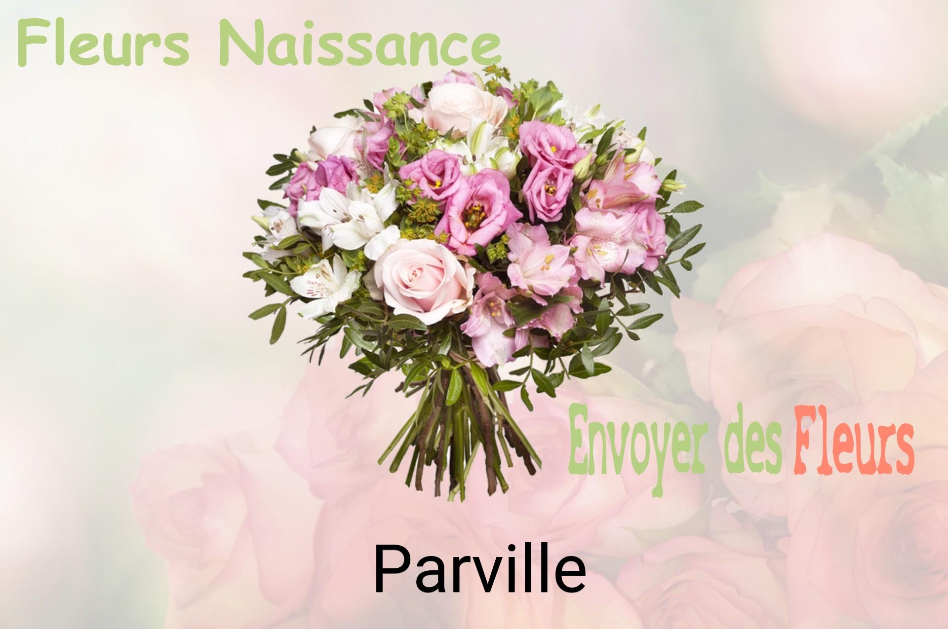 Bouquet de fleurs de naissance livré à Parville